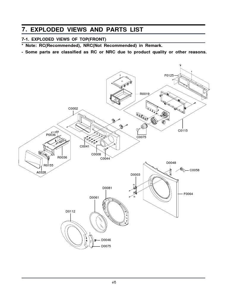 Exploded Views and Parts List | PDF