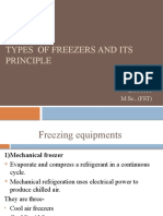Types of Freezers and Its Principle
