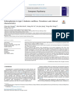 Schizophrenia in Type 2 Diabetes Mellitus Prevalence and Clinical