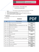 Programa Taller de Capacitación 2021 Melgar 05 de Mayo