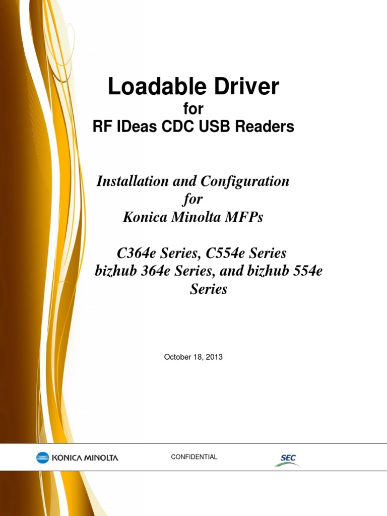 Loadable Driver: For RF Ideas CDC Usb Readers | PDF | Usb Flash Drive ...
