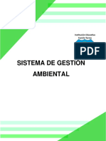 Sistema de Gestión Ambiental - I.E Camilo Torres.