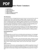Download Safer Plastic Containers by subbie33 SN5095671 doc pdf