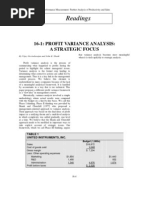 Guide1 Govindarajan - PROFIT VARIANCE ANALYSIS