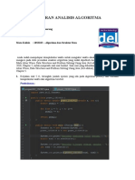 Laporan Analisis Algoritma