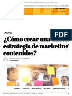 ¿Cómo Crear Una Exitosa Estrategia de Marketing de Contenidos - MercadoNegro