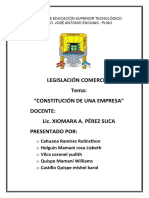 Empresa- Legislacion Comercial
