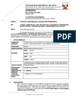 Informe #001 - Certificación Presupuestal TORRERUMI