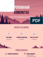 Kelompok 9 - Perubahan Komunitas