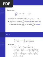 Given A Series: Convergence and Divergence