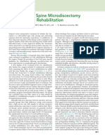 81 Lumbar Spine Microdiscectomy Sur 2018 Clinical Orthopaedic Rehabilitati