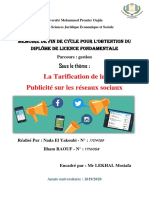 PFE (La Tarification Publicitaires) - Encadrant Lkhal