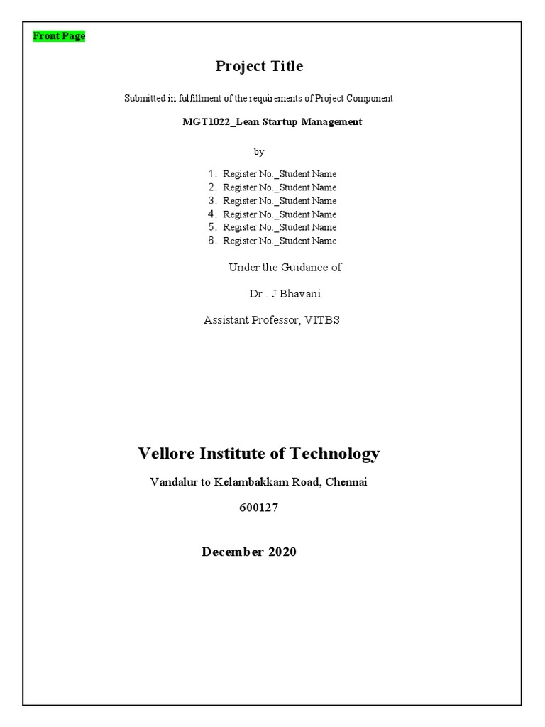 MGT1022 - LSM - Final Project Report - Format - 27.11.2020 | PDF ...