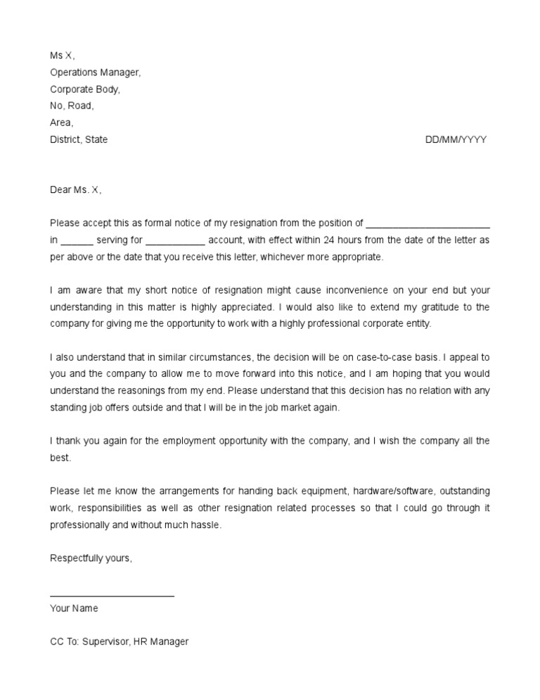 resignation-letter-24-hour-notice-template