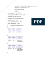 Show That the Accounting Equation is Satisfied After Taking Into Consideration Each of the Following Transactions in the Books of Mr