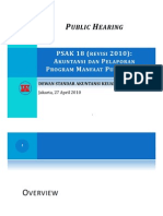 PSAK 18 (revisi 2010) Akuntansi dan Pelaporan Program Manfaat Purnakarya
