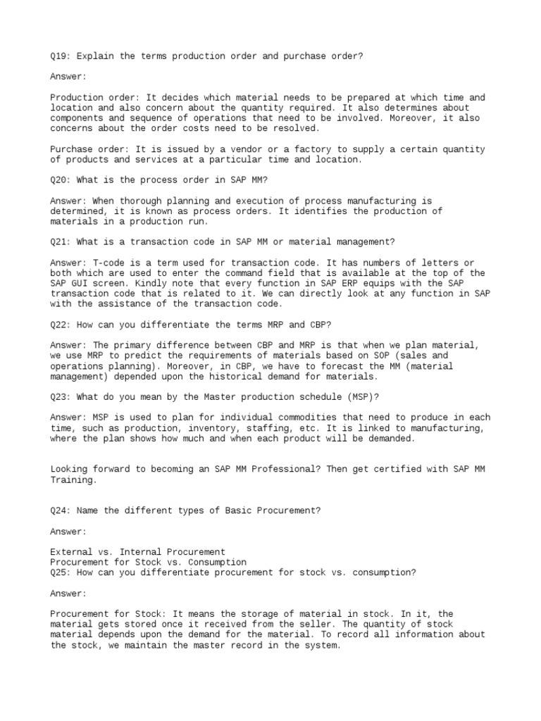 Interview 4 PDF Supply Chain Management Business Process Management