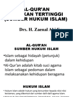 Bab 3 Al-qur’an Sumber Hukum Islam