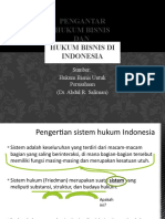 1. Pengantar Hukum Bisnis Dan Sistem Hukum Indonesia_Pertemuan 1