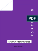 Karha Nizharadze: Works/2020-2021