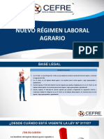 Nuevo Régimen Laboral Agrario 2021