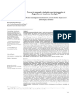 Provas de Nomeação e Imitação Como Instrumentos de Diagnóstico Do Trasntorno Fonológico