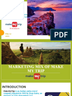 Marketing Mix of MakeMyTrip