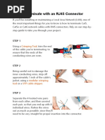 RJ11 & RJ45 Wiring Instructions | PDF | Electrical Connector ...