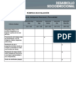 Rubrica TAREA 1 - U2