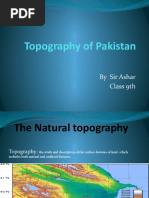 Pakistan Topography