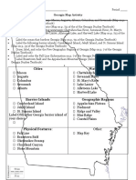 Georgia Map Activity