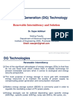 Distributed Generation Technologies Address Renewable Intermittency