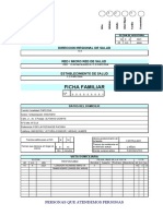 Ficha Familiar Completa Familia Vicente Condori