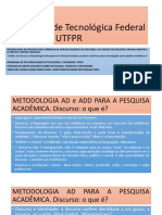 Universidade Tecnológica Federal Do Paraná-UTFPR