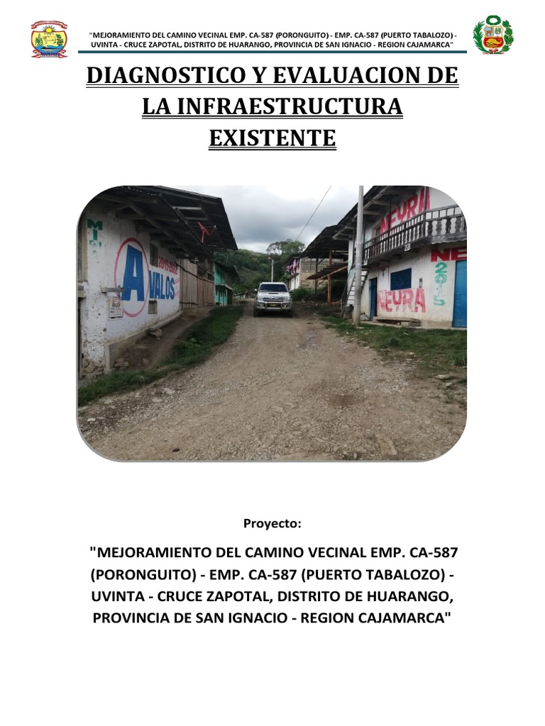 Diagnostico y Evaluacion de La Infraestructura Existente | PDF ...