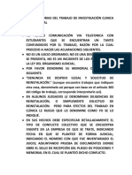 Denuncia de Despido y Solicitud de Reinstalación