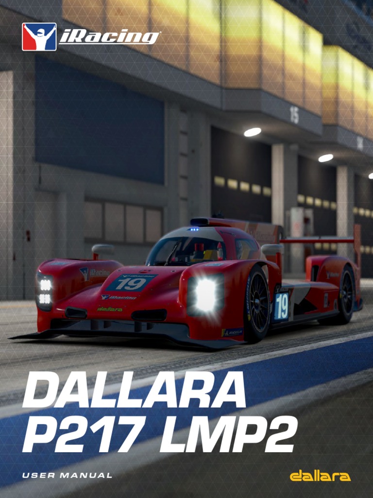 Dallara P217 LMP2 User Manual | PDF | Manual Transmission | Tire