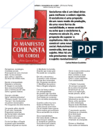o Manifesto Comunista Em Cordel Antonio Queiroz de Franca