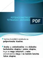 Potenciometrijska Titracija Aminokiselina