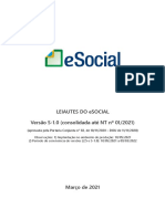 Leiautes do eSocial v. S-1.0 (cons. até NT 01.2021)