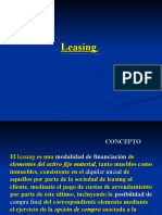 Leasing: financiación de activos fijos mediante alquiler con opción de compra