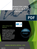 Programacion Lineal CPM (Modelo de Ruta Critica) : Ing. John Mario Chica