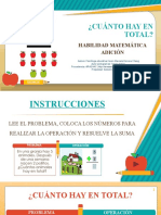 Habilidad Matemática Adicion Cuantos Hay en Total