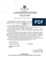 (În Vigoare 01.01.2010) : Director General Al Serviciului Vamal Viorel MELNIC Chişinău, 24 Decembrie 2009. Nr.346-O