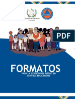 Formatos para la gestión del riesgo en centros educativos