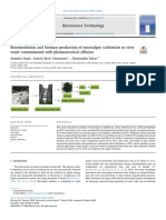 Bioremediation and biomass production of microalgae