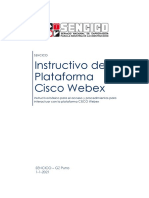 INSTRUCTIVO - INICIO - SESIÓN CISCO Webex-V1.5