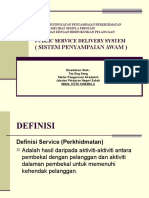 (Sistem Penyampaian Awam) : Public Service Delivery System