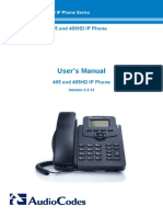 User's Manual: Voip 405 and 405HD IP Phone