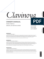 YAMAHA Clavinova CLP-470 Notice Utilisation Français